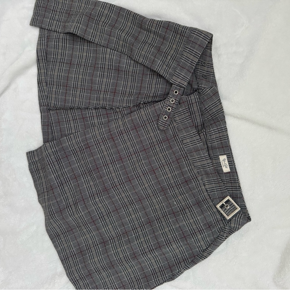 Brandy Melville plaid mini skirt